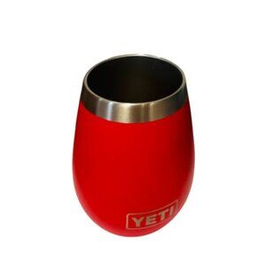 YETI red stainless steel Wine Tumbler, 10 oz, Rambler wine tumber